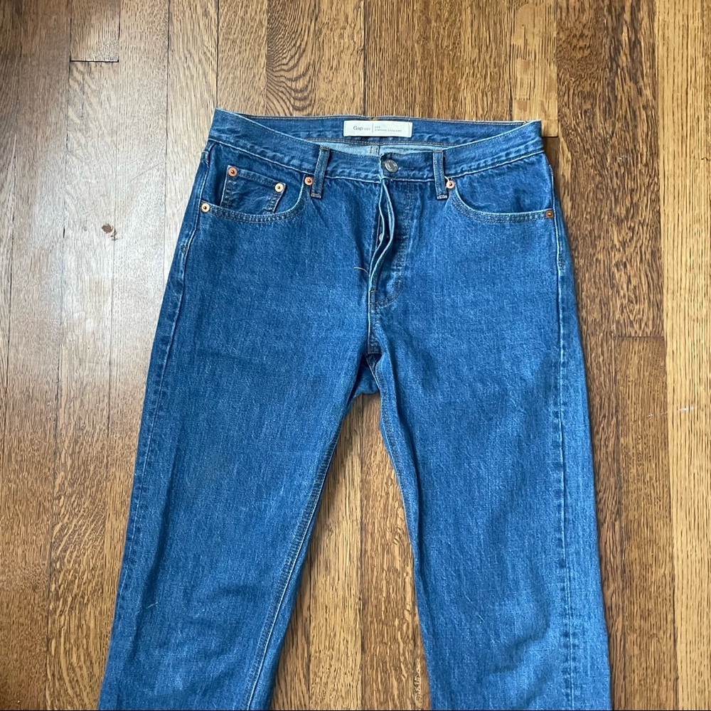 Vintage Gap Straight Leg Jeans - Size 27 (Heavy Denim)